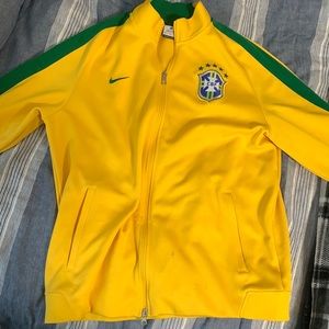 Nike Brazil soccer jacket.